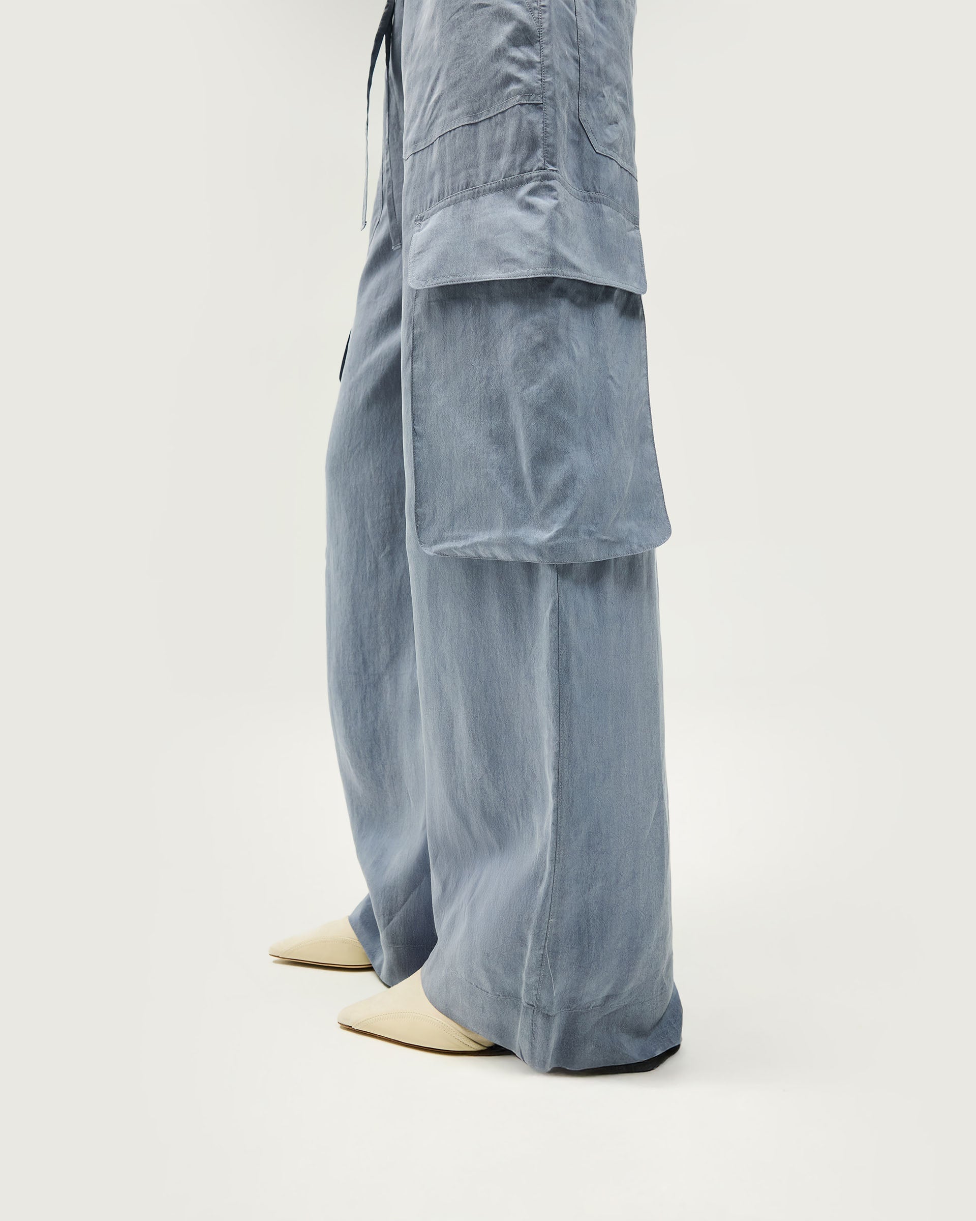 Elevate Cargo Pants for Men - Durable Steel Blue Work Pants with Multiple Pockets | Perfect for Construction, Hiking & Outdoor Activities