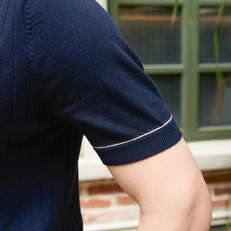 Vintage Old Money Polo Shirt - Classic English Style Cotton T-Shirt for Men | Perfect for Golf, Business Casual & Preppy Fashion