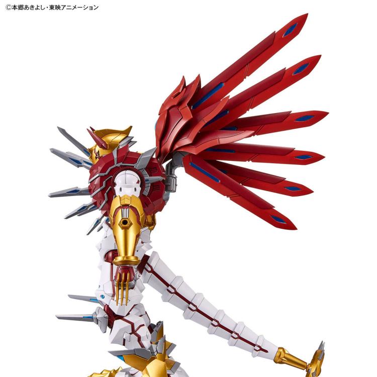 Figure Rise Standard Digimon Savers ShineGreymon (Amplified) Model Kit - Build Your Own Anime Action Figure for Collectors & Gamers - Perfect for Display, Cosplay, and Battle Scenes