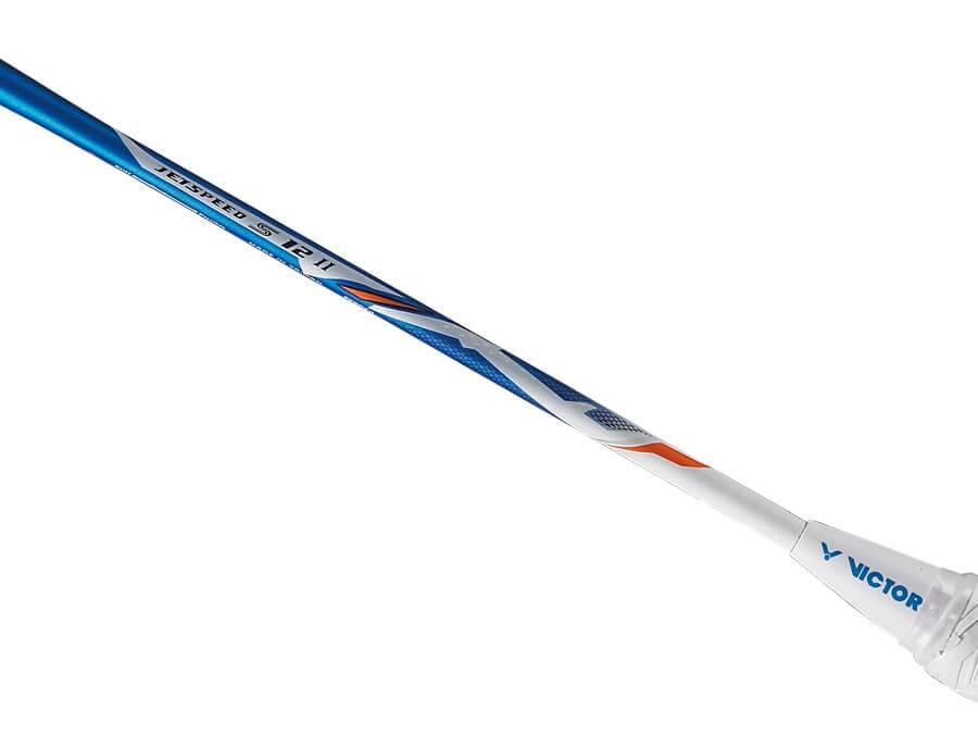 Victor Jetspeed S 12 II (JS 12 II F) Unstrung Badminton Racket - Lightweight Carbon Fiber Shuttlecock Racket for Professional & Intermediate Players - Perfect for Singles & Doubles Matches, Training Sessions