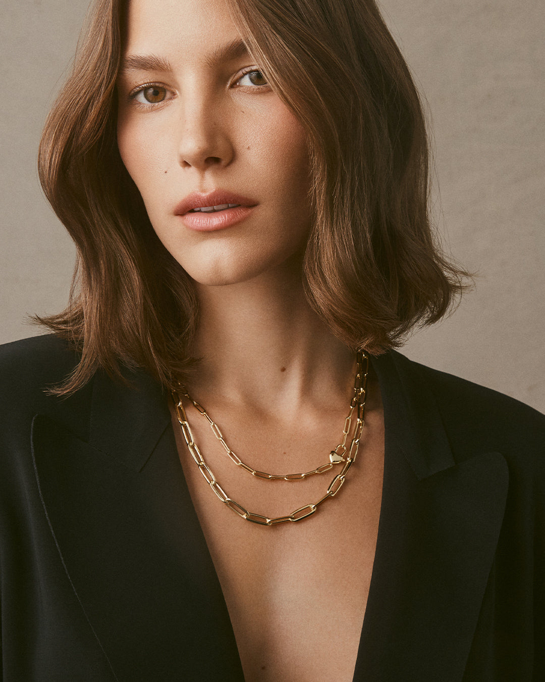 Parker XL Necklace for Women - Elegant Gold Plated Stainless Steel Pendant Jewelry - Perfect for Parties, Weddings & Everyday Wear