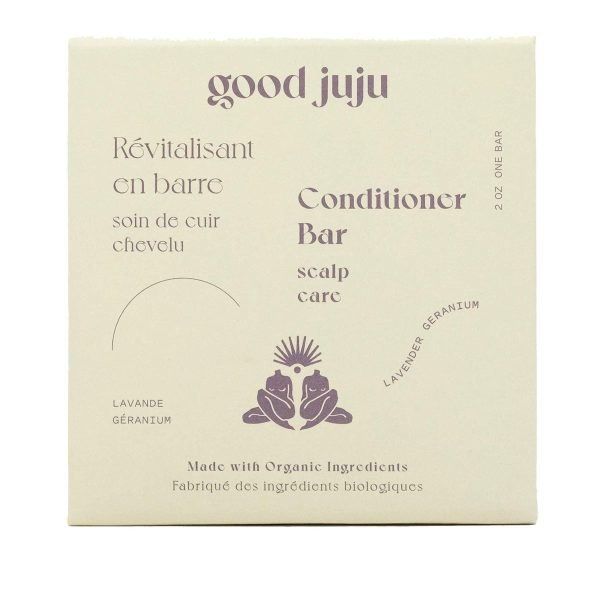 Good Juju Solid Conditioner Bar for Dry Scalp & Hair Repair - Natural Vegan Hair Care for Sensitive Scalp, Travel-Friendly & Eco-Friendly - Perfect for Daily Use, Camping & Zero-Waste Lifestyle