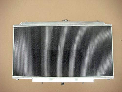 3 Row Aluminum Radiator with Fans Compatible with Nissan Patrol Y61 GU 4.2L TD Diesel (1997-2001) - Perfect for Off-Roading & Heavy-Duty Cooling