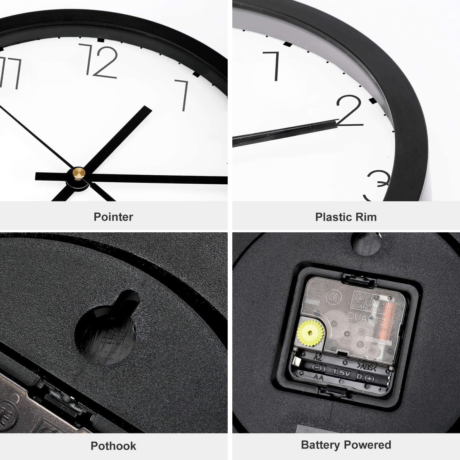 Alien UFO Wall Clock - Silent Non-Ticking Modern Wall Clock for Home Decor, Kitchen, Bathroom, Bedroom & Office | Perfect for Sci-Fi Lovers & Unique Room Decor