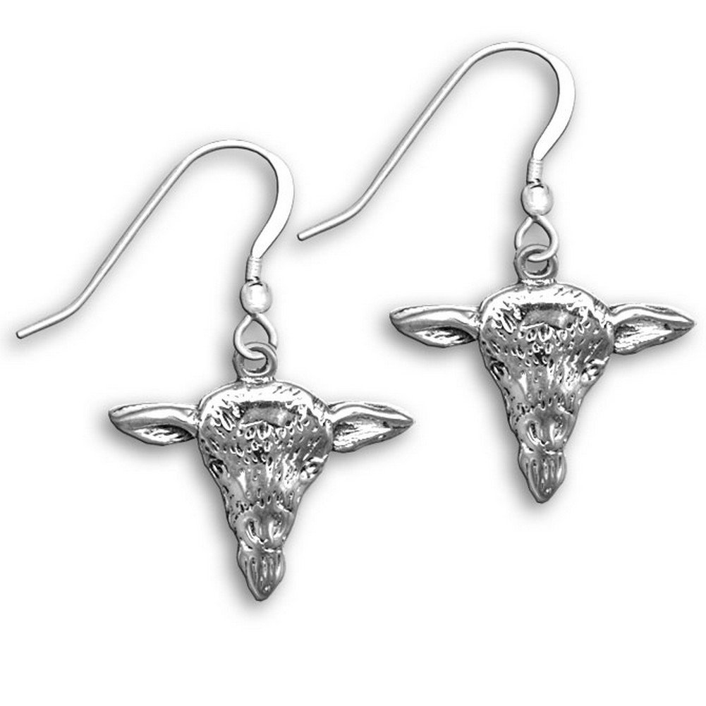 Magic Zoo Sterling Silver Goat Earrings - Elegant Animal Jewelry for Women | Perfect Gift for Birthday, Christmas & Everyday Wear