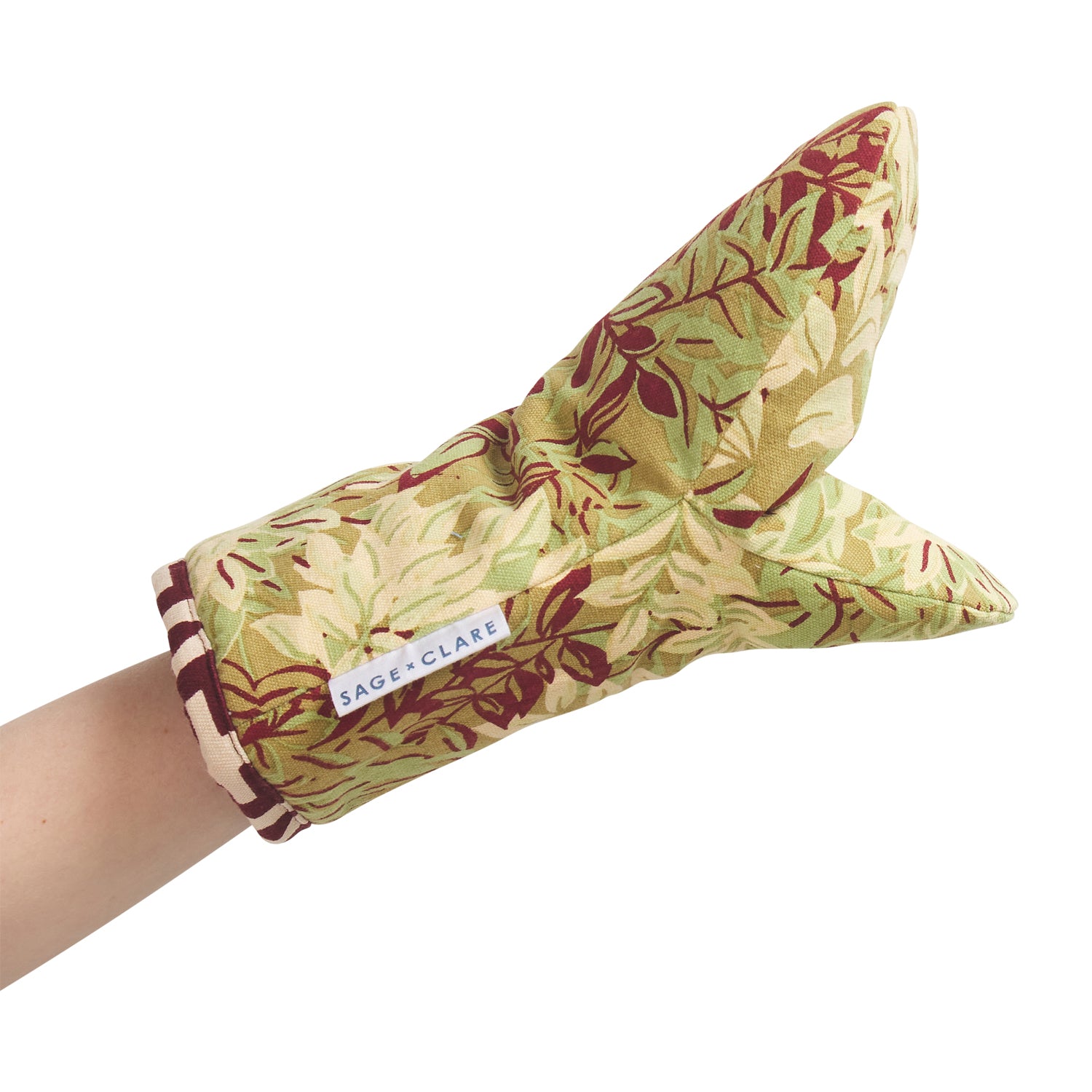 Heat Resistant Alka Oven Mitt with Reed Design - Premium Kitchen Gloves for Baking, Grilling & Cooking - Perfect for BBQ, Pot Handling & Hot Pans