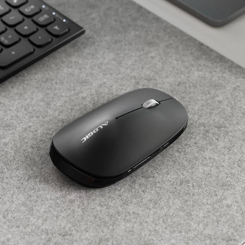 Echelon USB C Rechargeable Wireless Mouse - Slim Ergonomic Design for Laptop, PC, Mac - Perfect for Office, Home & Travel Use