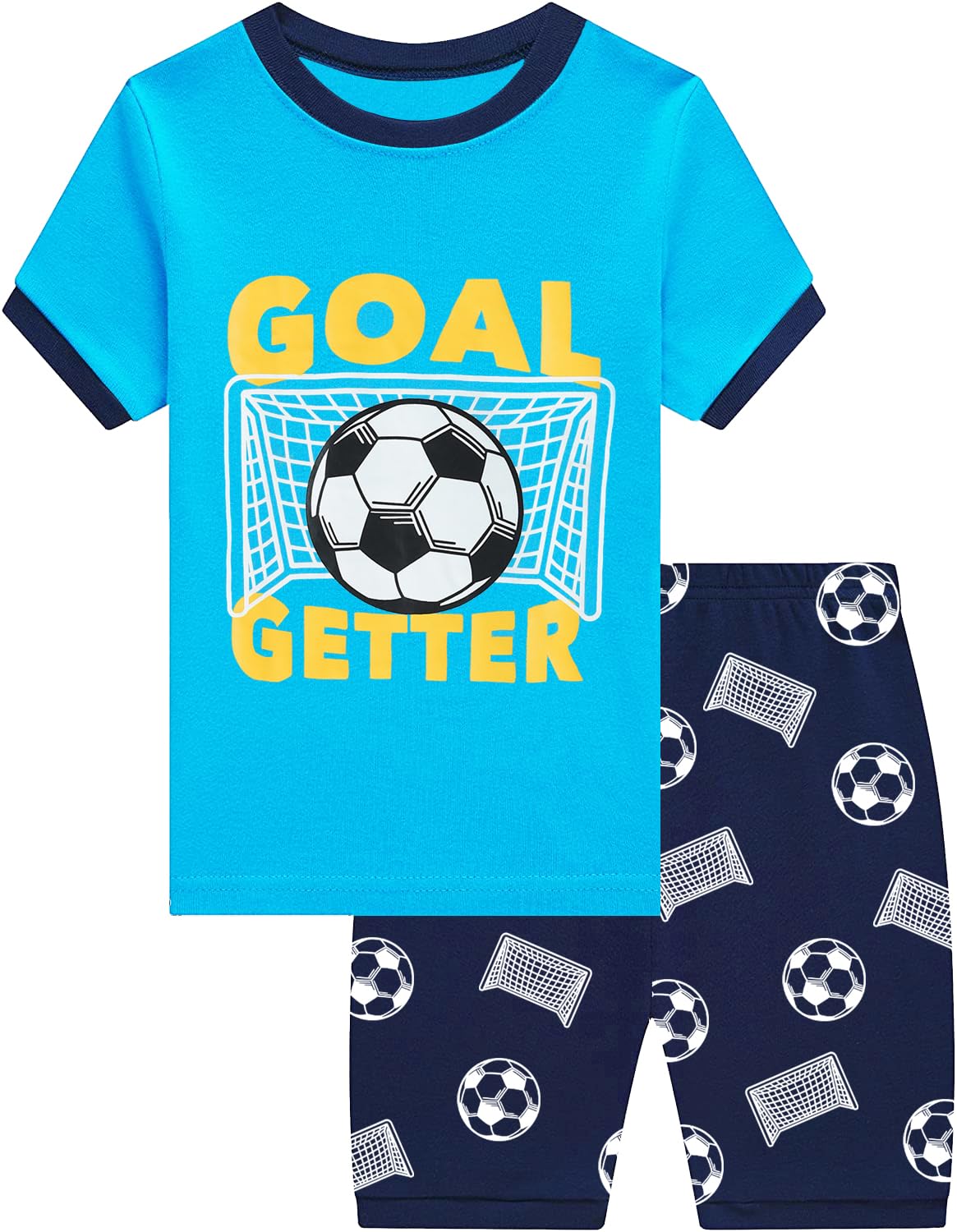**Monster Truck Toddler Boys Pajamas - 100% Cotton Summer Sleepwear Short Sets for Kids | Soft & Breathable Baby Pajamas for Boys | Perfect for Bedtime, Lounging & Playtime**