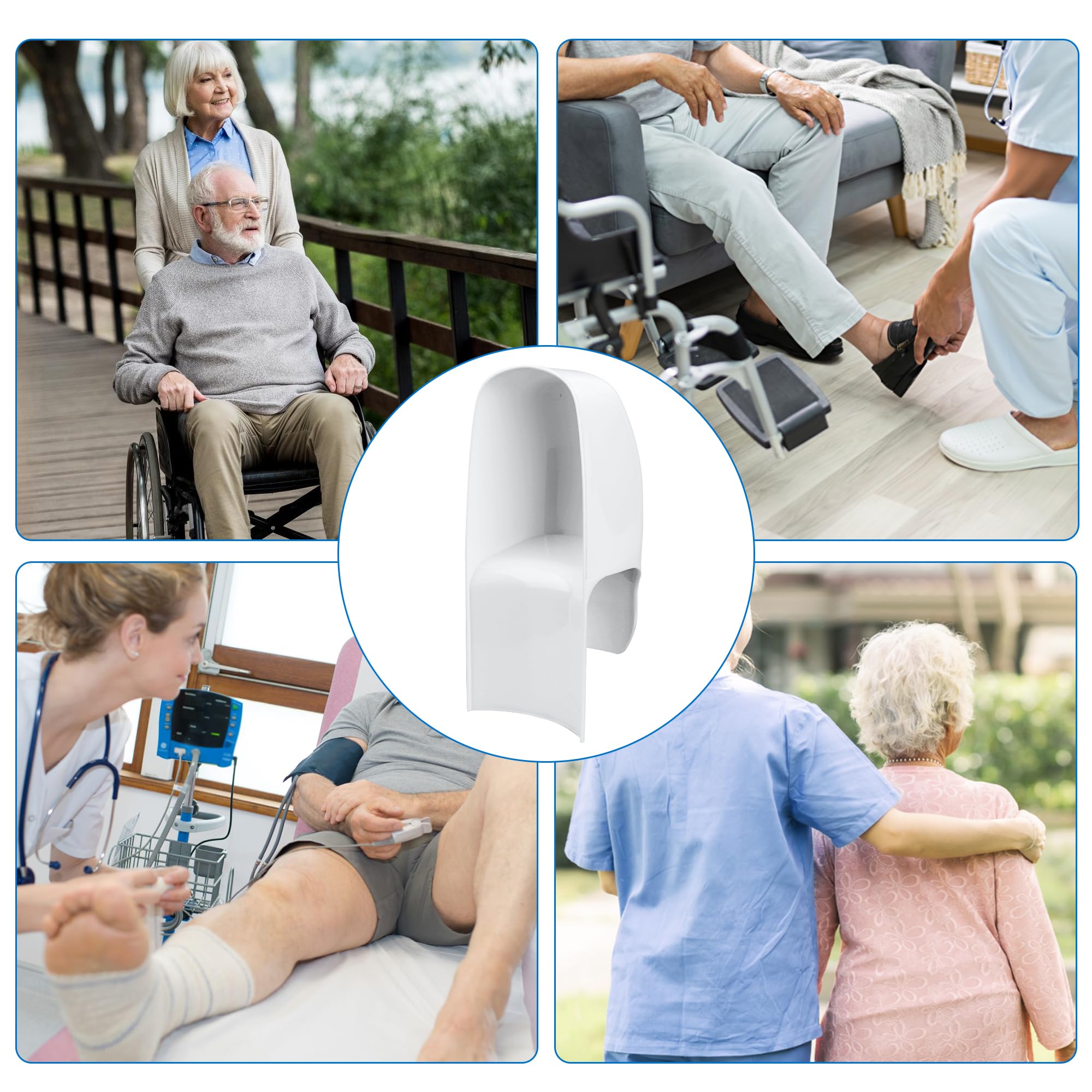 Toilet Splash Guard for Adults & Kids - Anti-Splash Urine Protector Fits Most Toilet Seats, Portable Pee Guard for Home Care & Disability Training - Perfect for Elderly Care, Child Potty Training & Public Restrooms