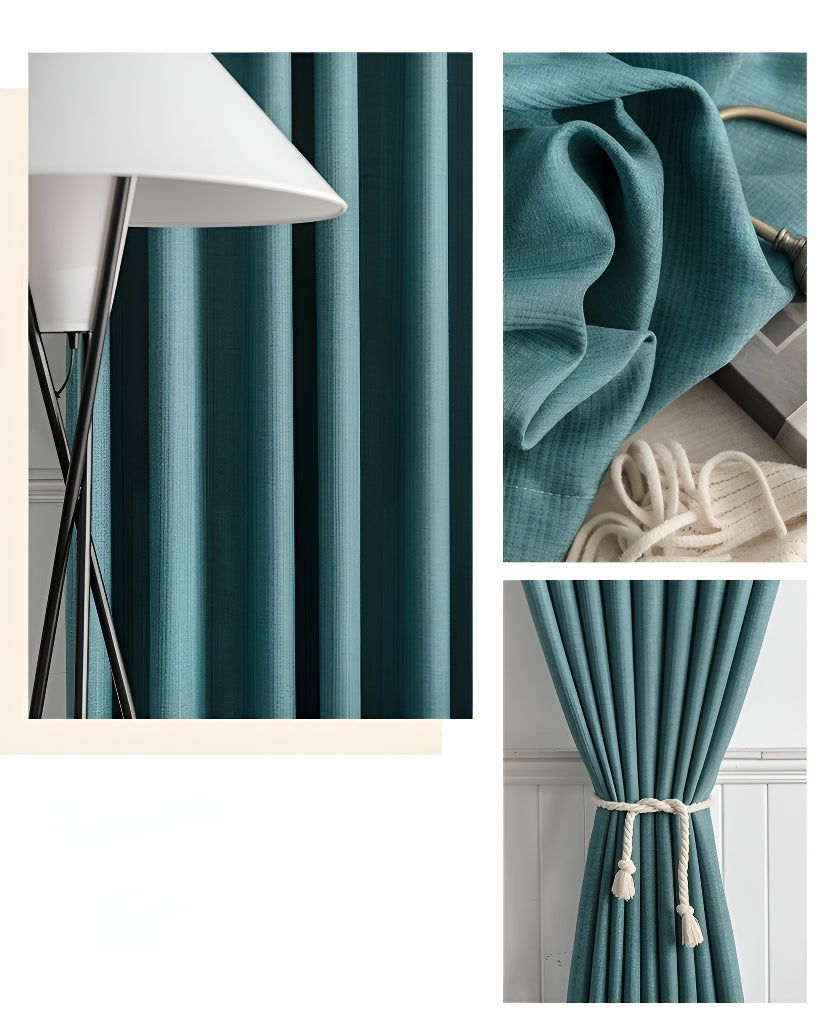 April Cotton Curtain Swatch - Soft & Breathable Fabric Samples for Window Treatments | Perfect for Home Decor, DIY Projects & Interior Design