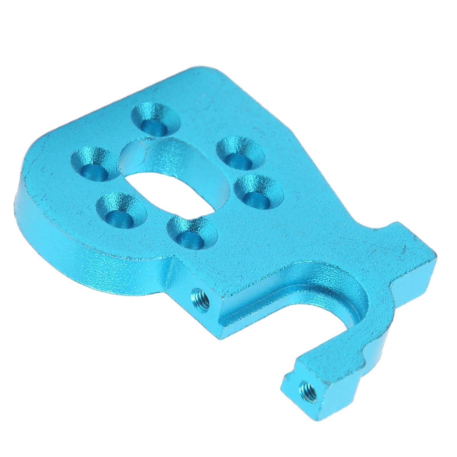 High-Performance Demeras RC Car Motor Mount Seat - Durable Blue Aluminum Alloy Motor Bracket for 124016 & 144010 RC Cars - Perfect for Off-Road Racing & DIY RC Upgrades