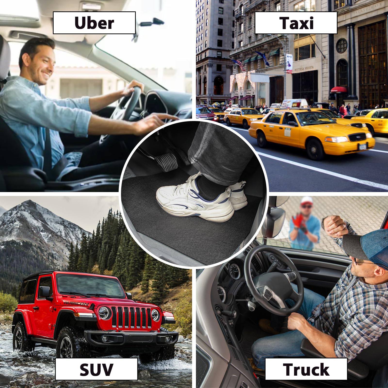 30 Pack Disposable Car Floor Mats - Waterproof & Non-Slip Auto Floor Protectors for Vehicles | Keep Your Car Clean & Mud-Free | Perfect for Road Trips, Camping & Winter Weather