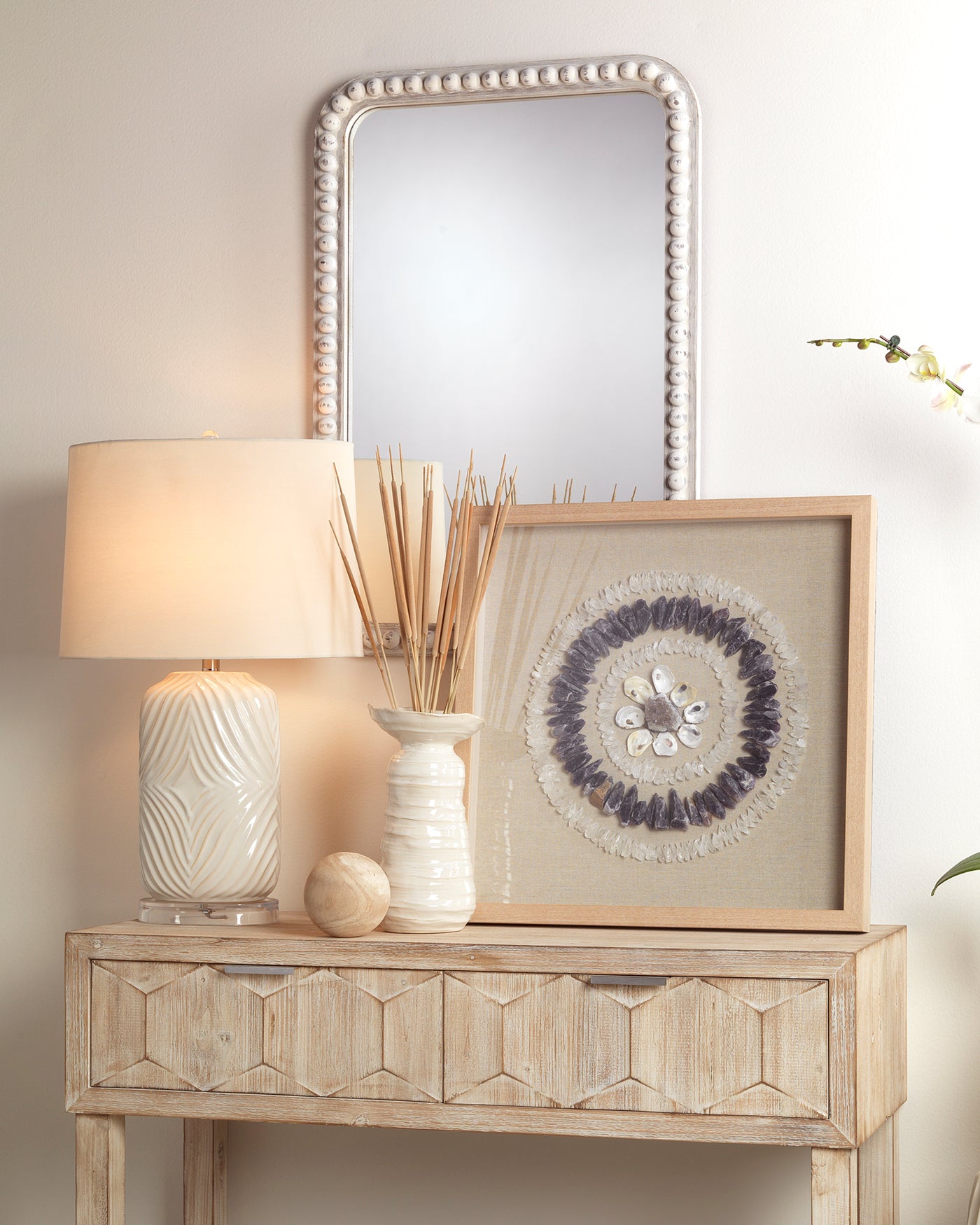 Audrey Rectangle Mirror - Elegant Wall Decor for Living Room, Bedroom & Bathroom | Stylish Home Accent for Modern & Classic Interiors