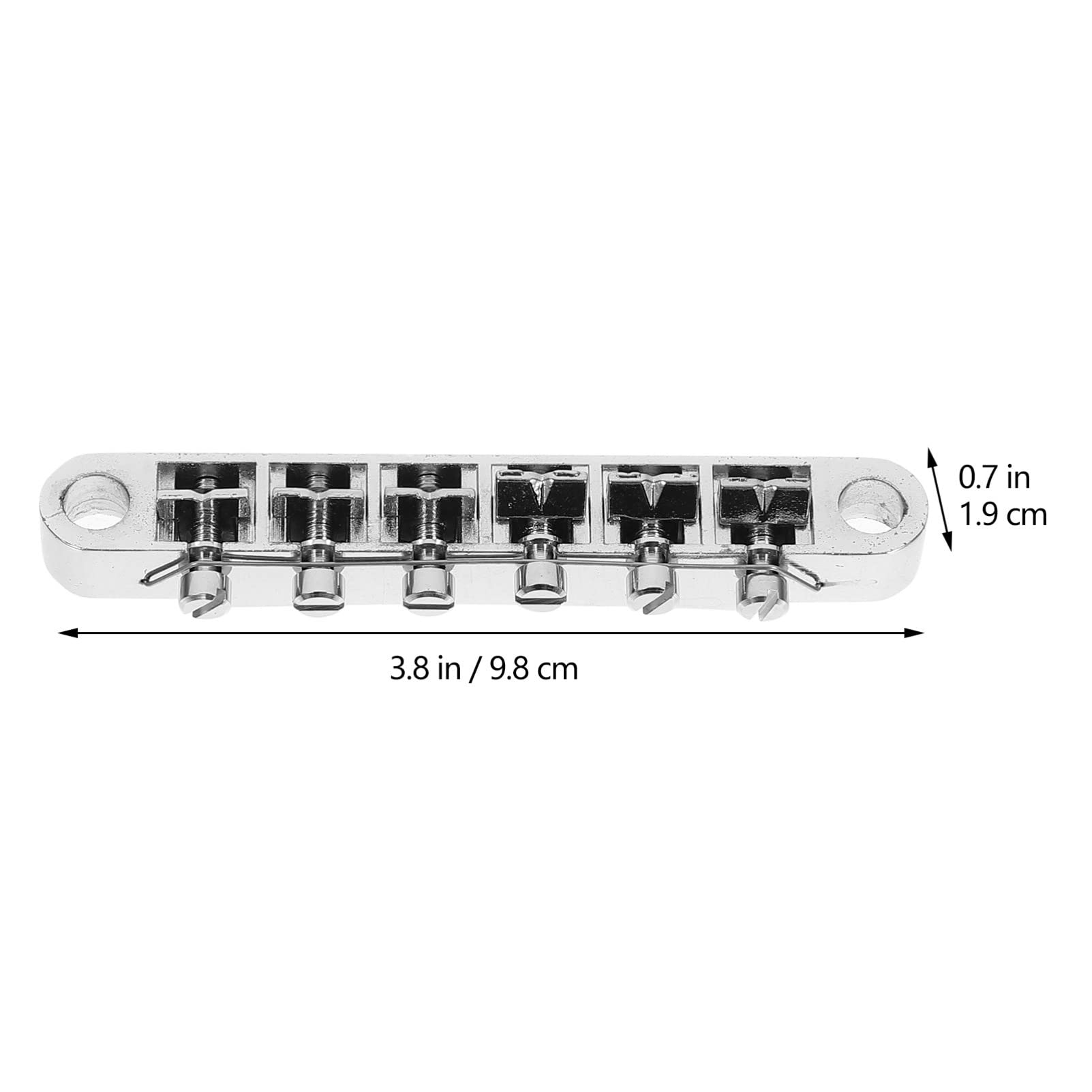 ERINGOGO 6-String Metal Guitar Bridge Saddles - Replacement Parts for Electric Guitars - Perfect for DIY Guitar Repair & Upgrades