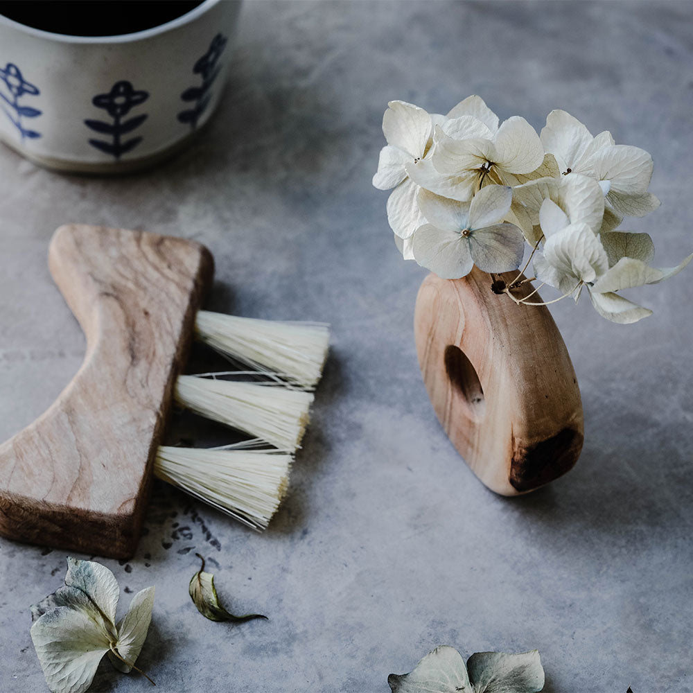 Handmade Wooden Donut Vase - Natural Home Decor for Flowers & Centerpieces | Perfect for Wedding, Boho Decor & Farmhouse Style
