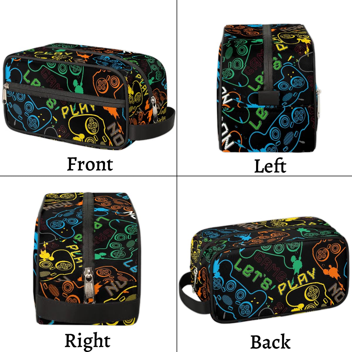 **Waterproof Kids Travel Toiletry Bag for Boys & Girls - Hanging Cosmetic & Wash Pouch - Essential Dopp Kit for Camping, School Trips & Family Vacations**