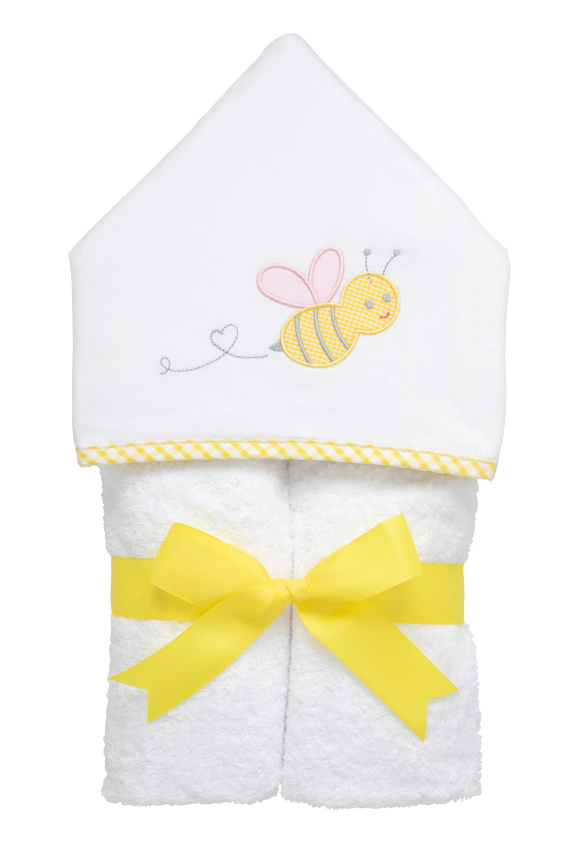 Bumble Bee Kids Hooded Towel - Soft & Absorbent Baby Bath Towel for Boys & Girls, Pink - Perfect for Swimming, Beach, and Bath Time