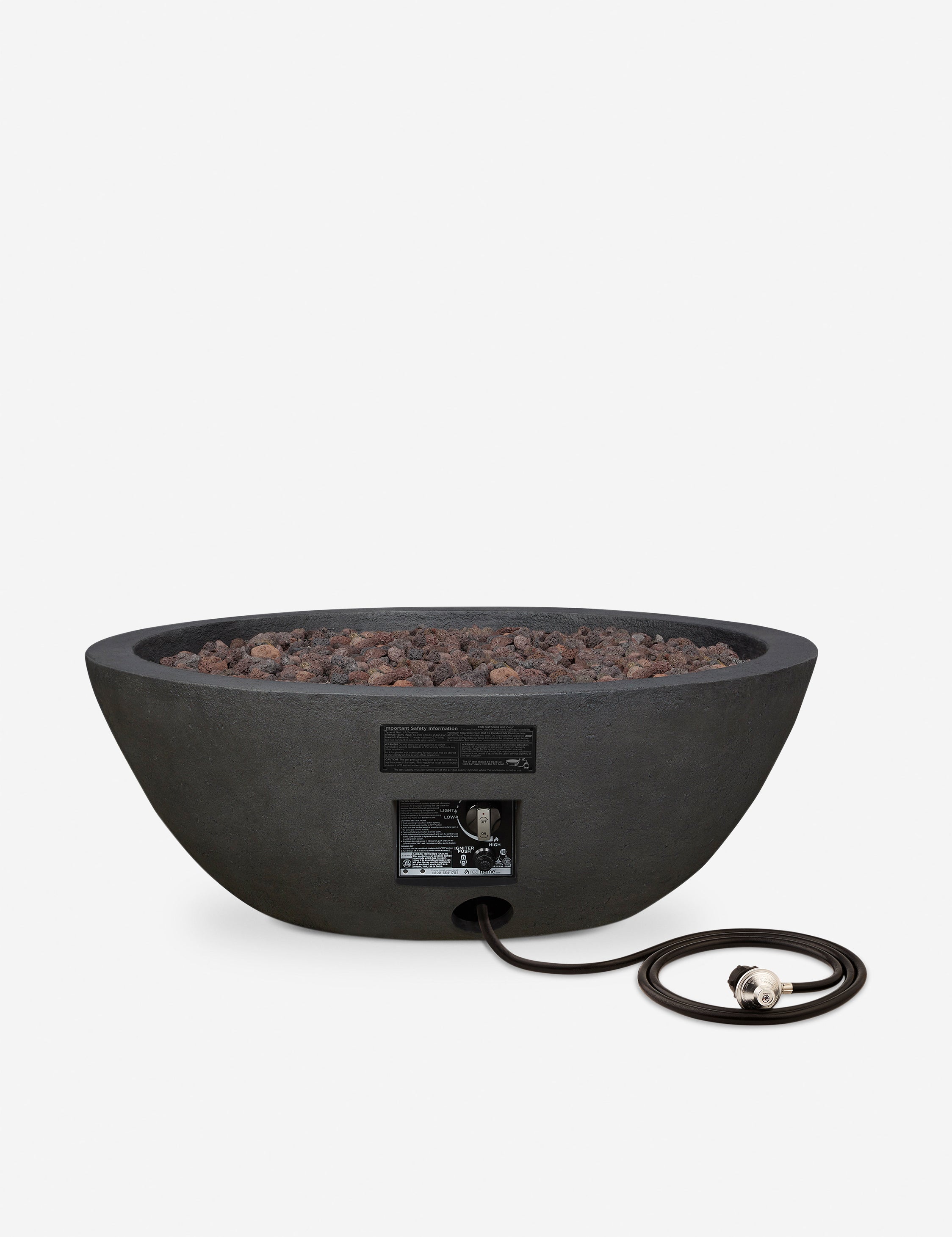 Fernanda Fire Bowl - Outdoor Fire Pit Bowl for Backyard, Patio & Camping - Decorative & Portable Fireplace for Cozy Evenings & Gatherings