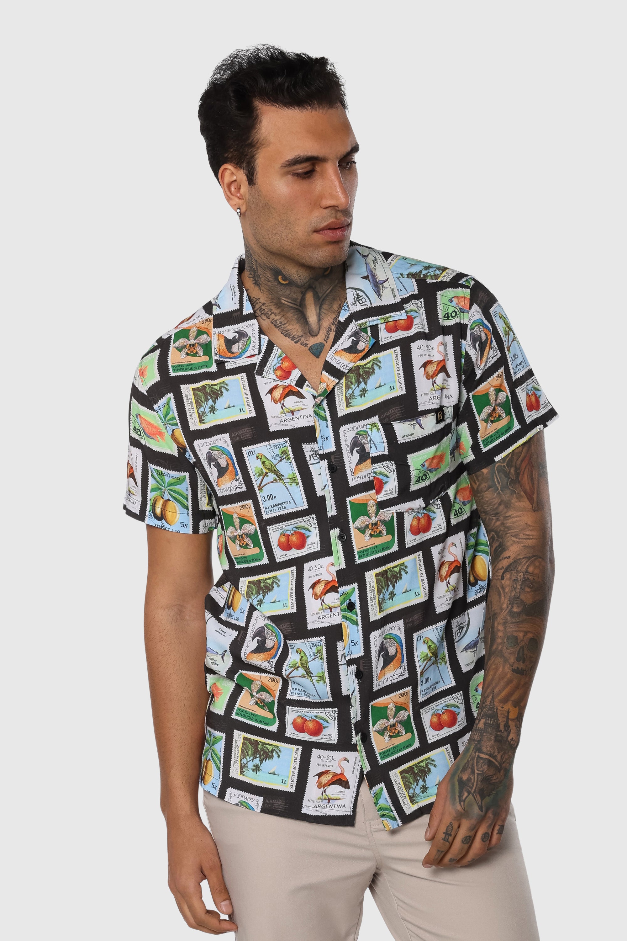 Stylish Vice Button Up Shirt for Men - Casual & Formal Wear - Perfect for Office, Parties & Everyday Outfits