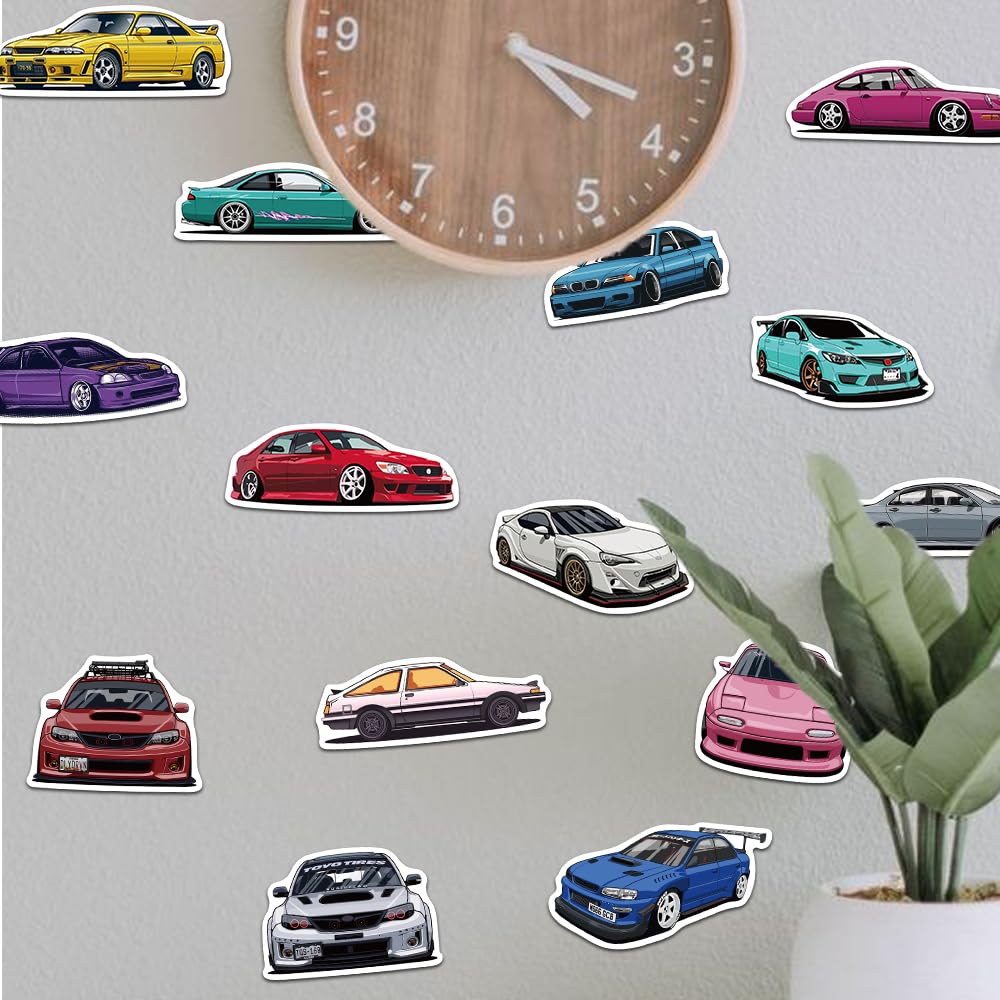 150 PCS JDM Sport Stickers - Waterproof Vinyl Decals for Cars, Laptops, Water Bottles & More - High-Quality Racing Stickers for Men, Women & Kids - Perfect for Car Enthusiasts, DIY Projects & Personalization