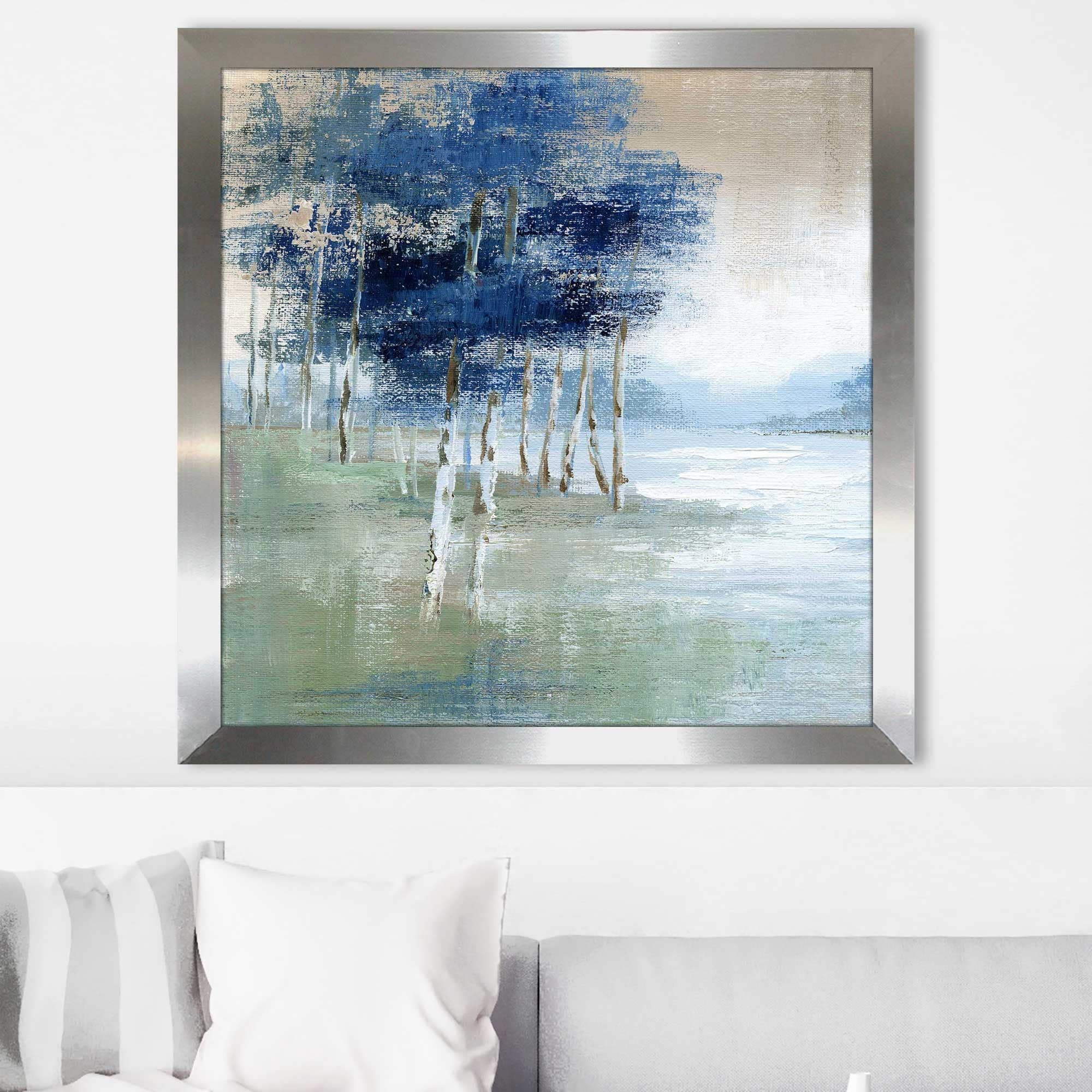 Birch River by Nan - Stunning 1-Panel Acrylic Wall Art Print - Perfect for Living Room, Bedroom & Office Decor