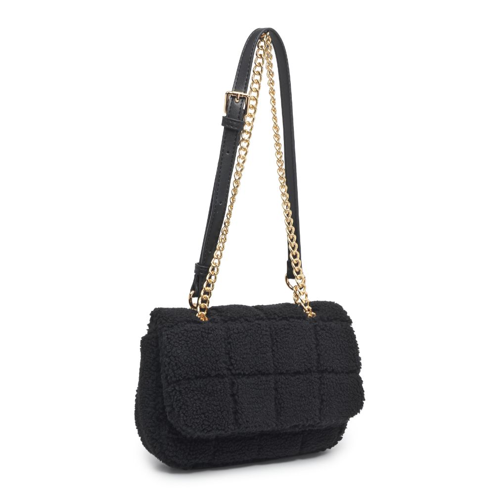 Ryeland Sherpa Crossbody Bag for Women - Soft Fleece Shoulder Purse with Adjustable Strap, Perfect for Travel, Shopping & Daily Use
