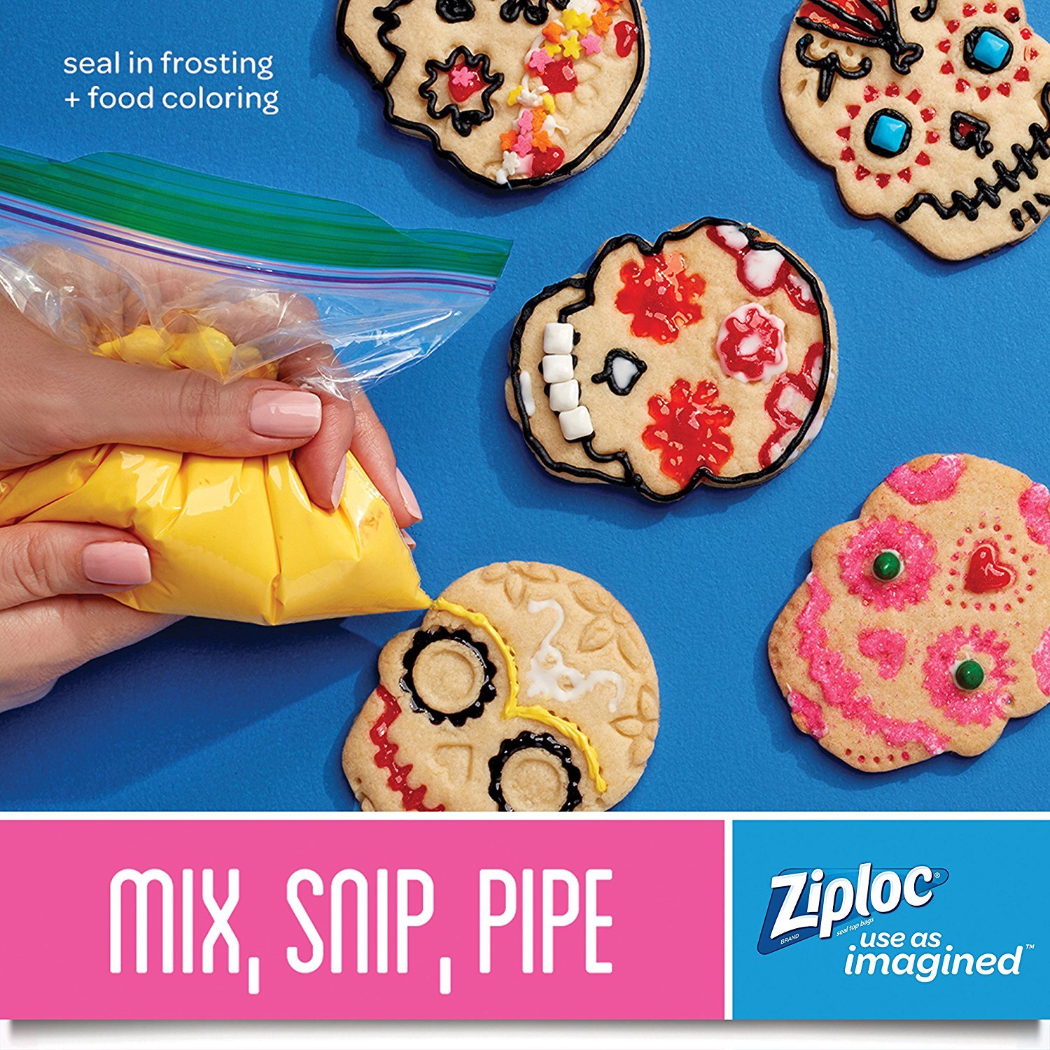 Premium Ziploc Sandwich Bags - 100 Count, BPA Free, Reusable & Leak Proof Food Storage Bags for School Lunches, Meal Prep & Snacks | Great for Picnics, Travel & Leftovers