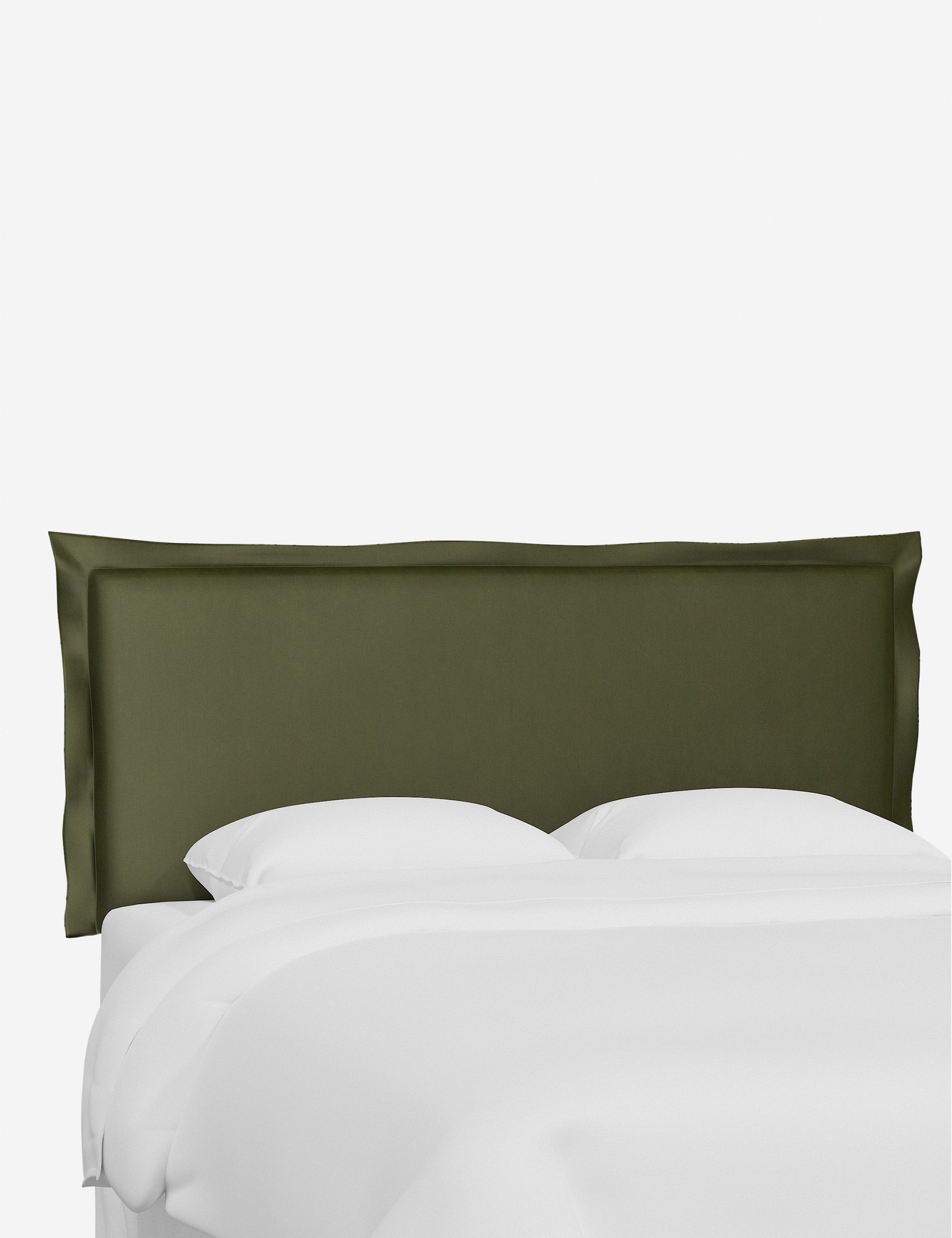 Elara Upholstered Headboard - Queen Size Bed Frame Headboard with Nailhead Trim, Modern Tufted Design for Bedroom Decor - Perfect for Master Bedroom, Guest Room, or Apartment