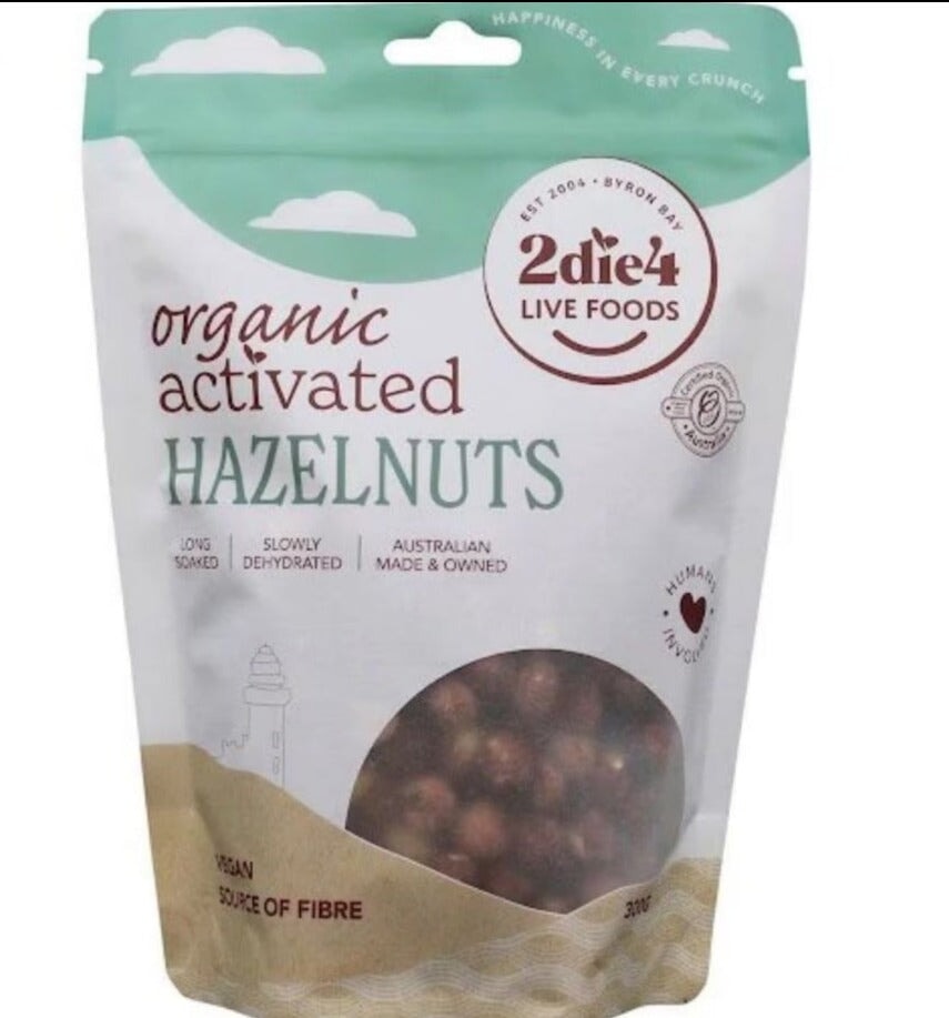 Premium Organic Activated Hazelnuts - Raw, Vegan, Keto-Friendly Snack for Energy & Brain Health - Perfect for Smoothies, Baking & Healthy Snacking