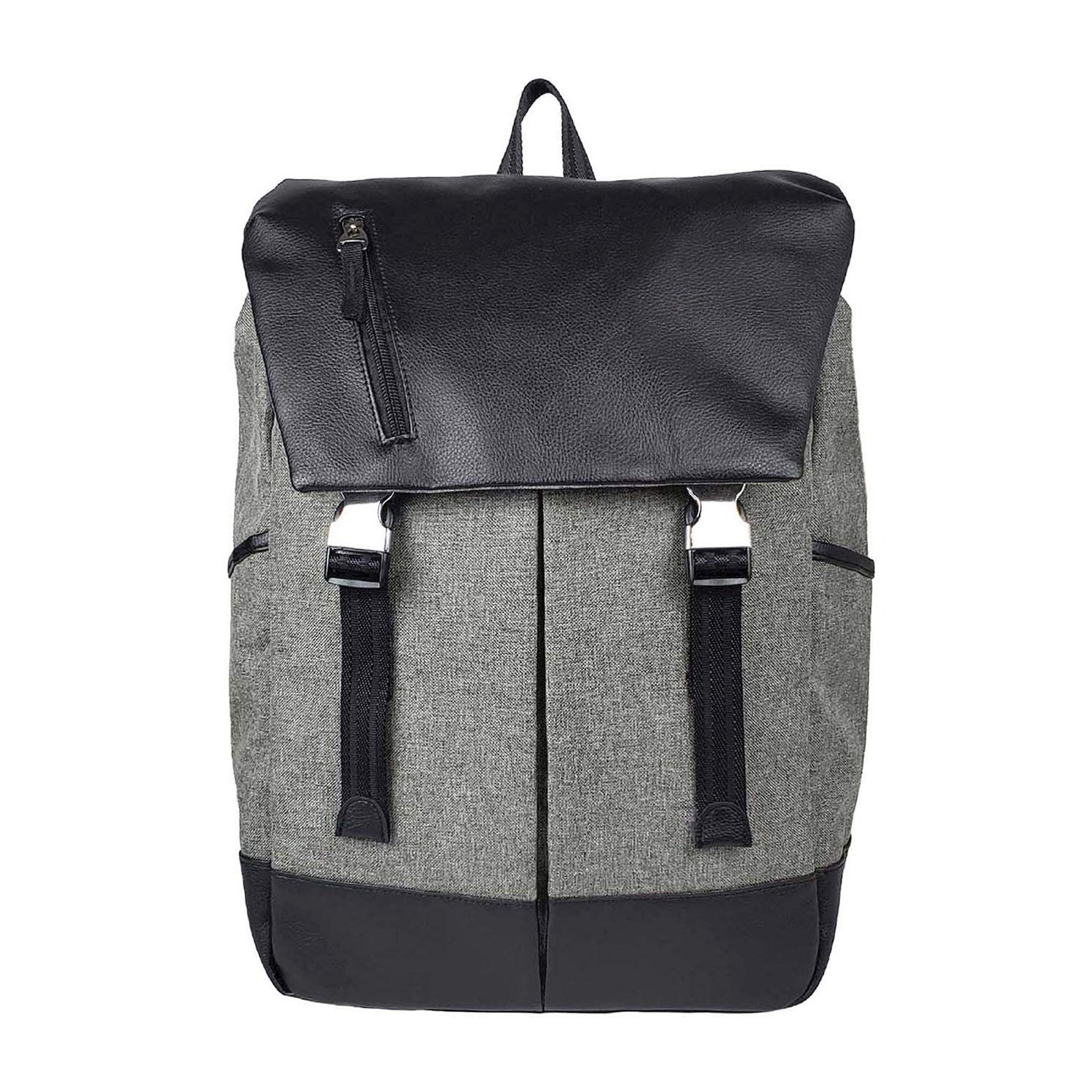 Geckobrands Maven Backpack - Durable Grey Canvas Laptop Backpack for Work, Travel & School | Water-Resistant & Spacious Design