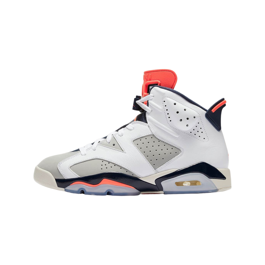 Air Jordan 6 Retro Tinker White Infrared 23 Black Neutral Grey Basketball Shoes - Men's Sneakers for Streetwear & Casual Style