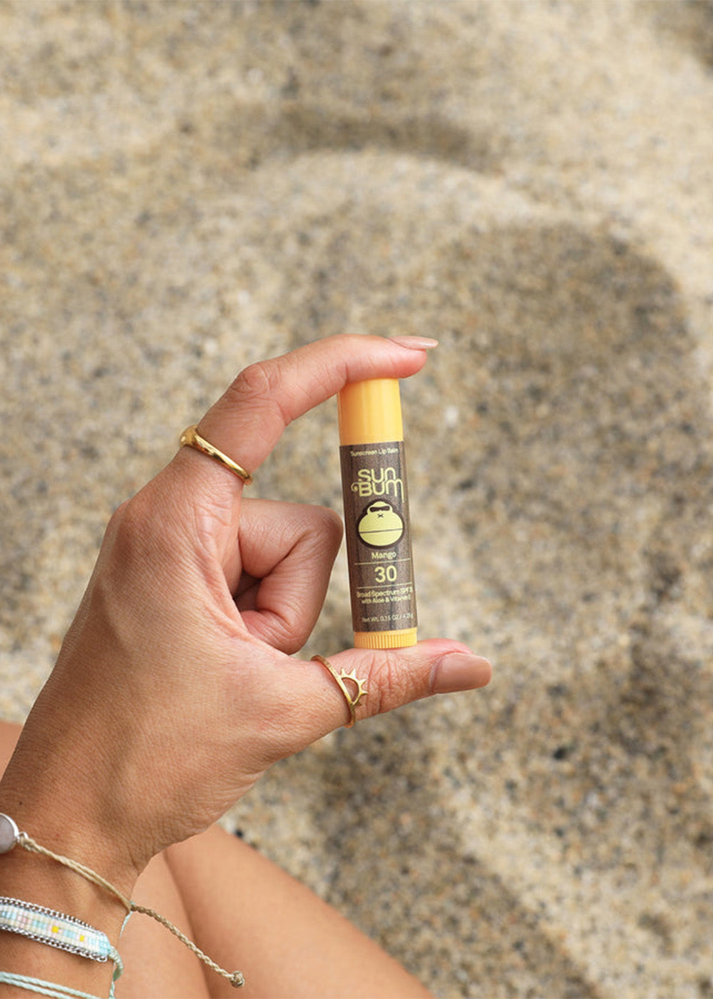 Sun Bum SPF 15 Moisturizing Lip Balm with Mango Flavor - Hydrating & Sun Protection for Outdoor Activities, Beach, and Daily Use