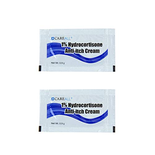 1728 Packets - Wholesale 0.9g Hydrocortisone Cream Packets - Bulk Case Travel Size for Eczema, Psoriasis & Itch Relief - Perfect for First Aid Kits, Travel Toiletries & Emergency Hygiene Supplies