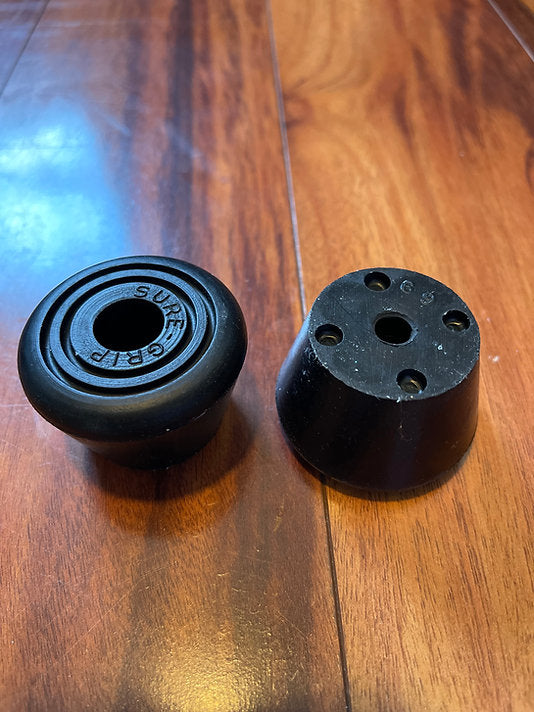 Sure Grip Bullseye Toe Stops - Premium Roller Skate Stoppers for Derby, Artistic & Outdoor Skating - Durable Rubber Toe Guards for Enhanced Control & Safety