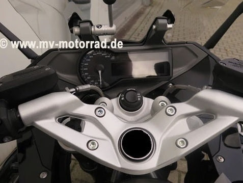 BMW R1250RS & R1200RS Handlebar Risers - Adjustable Motorcycle Handlebar Lift Kit for Comfortable Riding - Perfect for Long Distance Touring and Adventure Biking