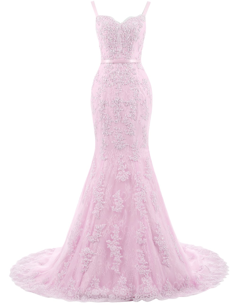 Elegant Long Mermaid Prom Dress with Lace Sweetheart Neckline - Formal Evening Gown for Homecoming, Wedding, and Special Occasions