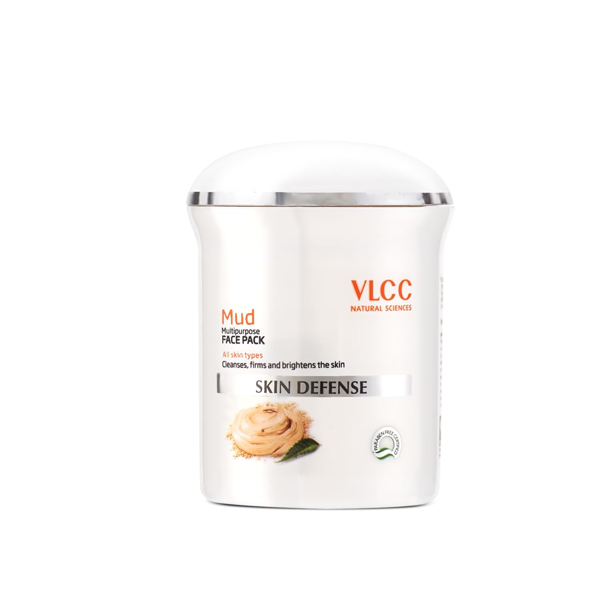 VLCC Skin Defense Mud Face Pack - 70g | Deep Cleansing & Rejuvenating Clay Mask with Kaolin Clay, Almond Oil & Mint | Brightens Skin, Reduces Pores & Soothes Irritation | Detoxifying Facial Treatment for Acne-Prone & Oily Skin | Perfect for Spa Night & Self-Care Routine