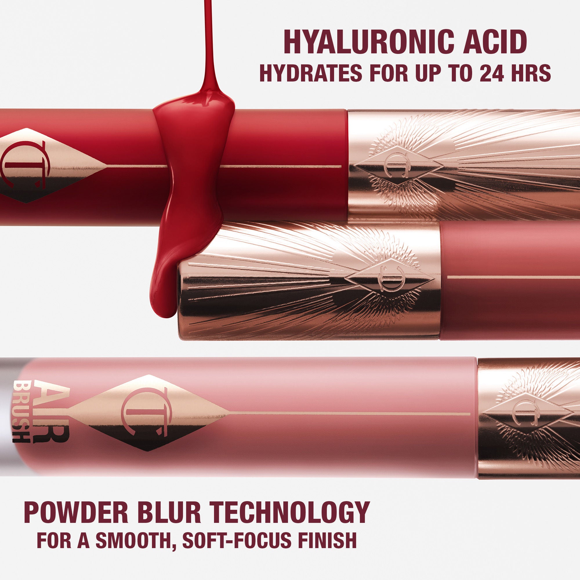 Airbrush Flawless Lip Blur - Matte Liquid Lipstick, Long Lasting & Non-Drying, Perfect for Everyday Wear & Special Occasions