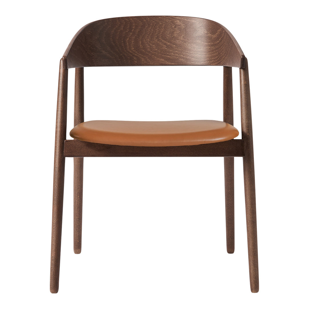 Premium AC2 Armchair with Genuine Leather Seat - Modern Living Room & Office Chair for Comfort & Style