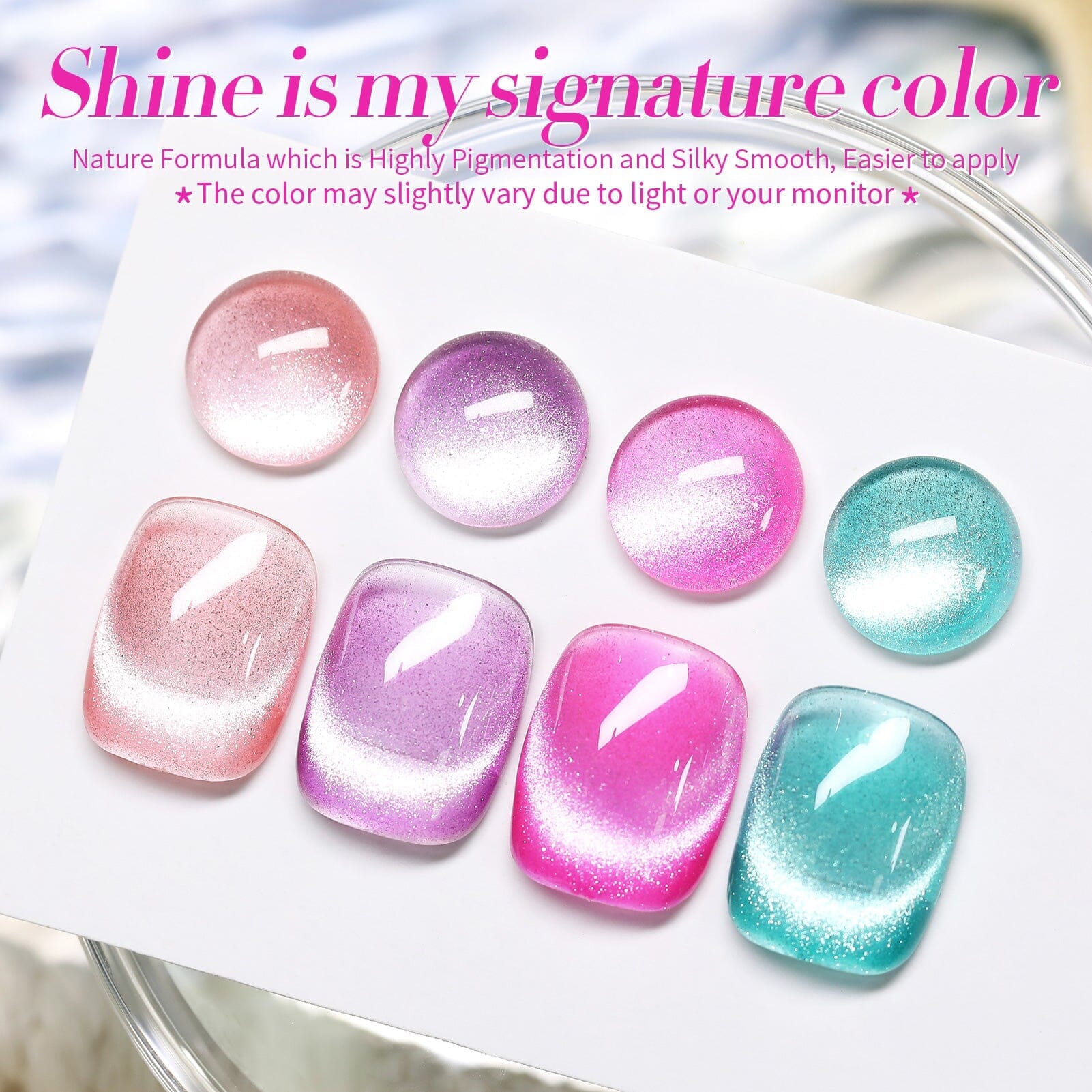 4 Colors Cat Magnetic Gel Polish Set 5ml - Long Lasting Nail Art Kit for Home & Salon Manicure, DIY Nail Design, Gift for Cat Lovers