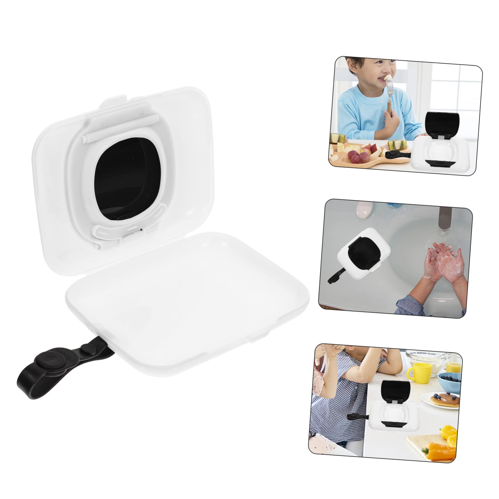 Portable Wipes Dispenser Box - Outdoor Tissue Container for Baby Wipes, Travel, Camping & Car Use - Compact & Leak-Proof Wipe Holder for On-the-Go Convenience