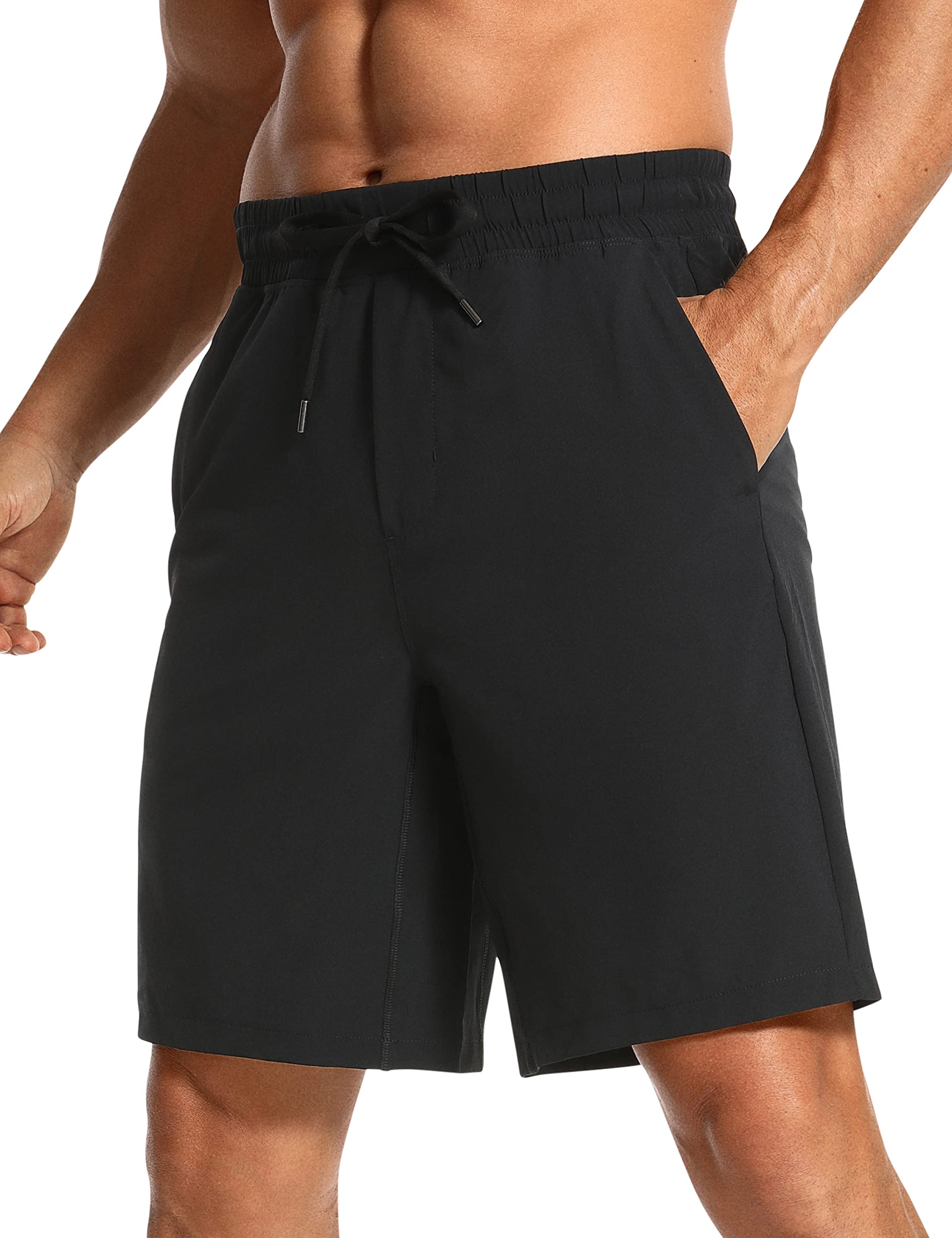 CRZ YOGA Men's Quick Dry Workout Shorts 7