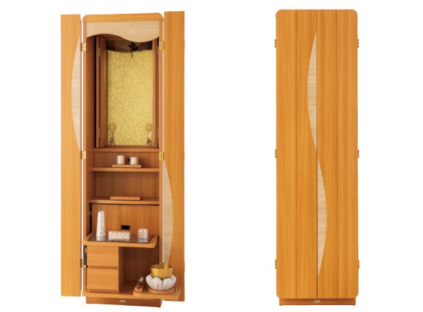 SGI Soka Gakkai Butsudan Natural Wood Buddhist Altar for Home Meditation & Prayer | Perfect for Daily Practice & Spiritual Ceremonies