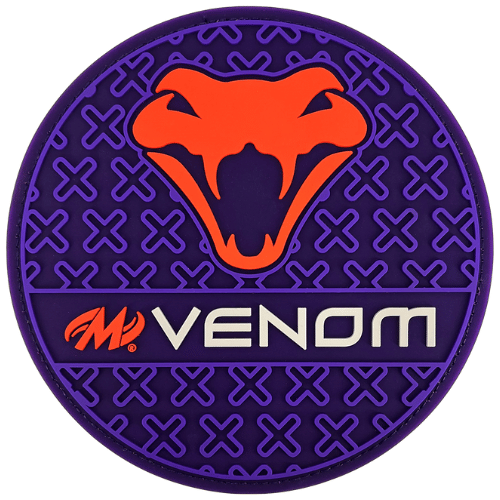 Motiv Venom Shock Grip Disk - Orange/Purple Bowling Accessory for Enhanced Performance | Perfect for Bowling Enthusiasts & League Players