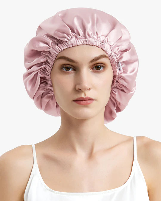Luxury Silk Sleep Caps for Women - Soft & Breathable Hair Protection for Nighttime & Travel - Perfect for Curly Hair & Natural Hair Care