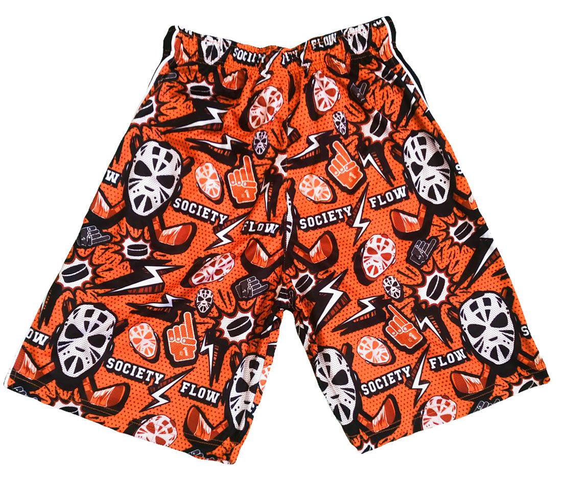 Boys Orange Hat Trick Attack Short Sleeve Soccer Jersey - Perfect for Youth Soccer Games, Training & Team Uniforms