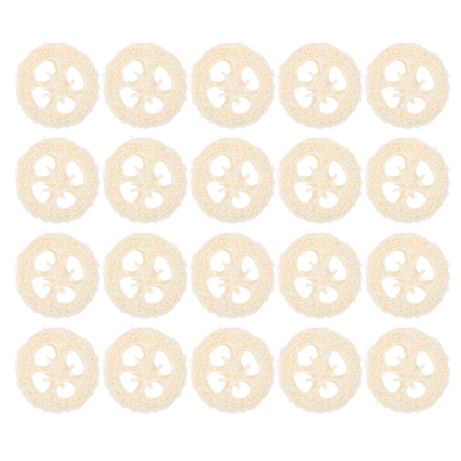 Natural Loofah Chew Toys for Small Pets - Hamster, Rabbit, Chinchilla, Guinea Pig & Bird Chewing Toy - Safe Cage Shredder & Enrichment Activity for Rabbits, Parrots & Rodents (Random Color) - Perfect for Cage Play, Teeth Trimming & Stress Relief