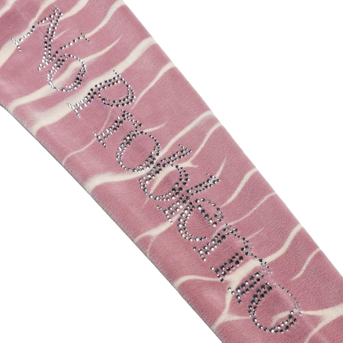 Juicy Couture Tie Dye Velour Bodysuit for Women - Soft Pink One-Piece Jumpsuit | Lounge Wear, Yoga Outfit & Casual Street Style Fashion