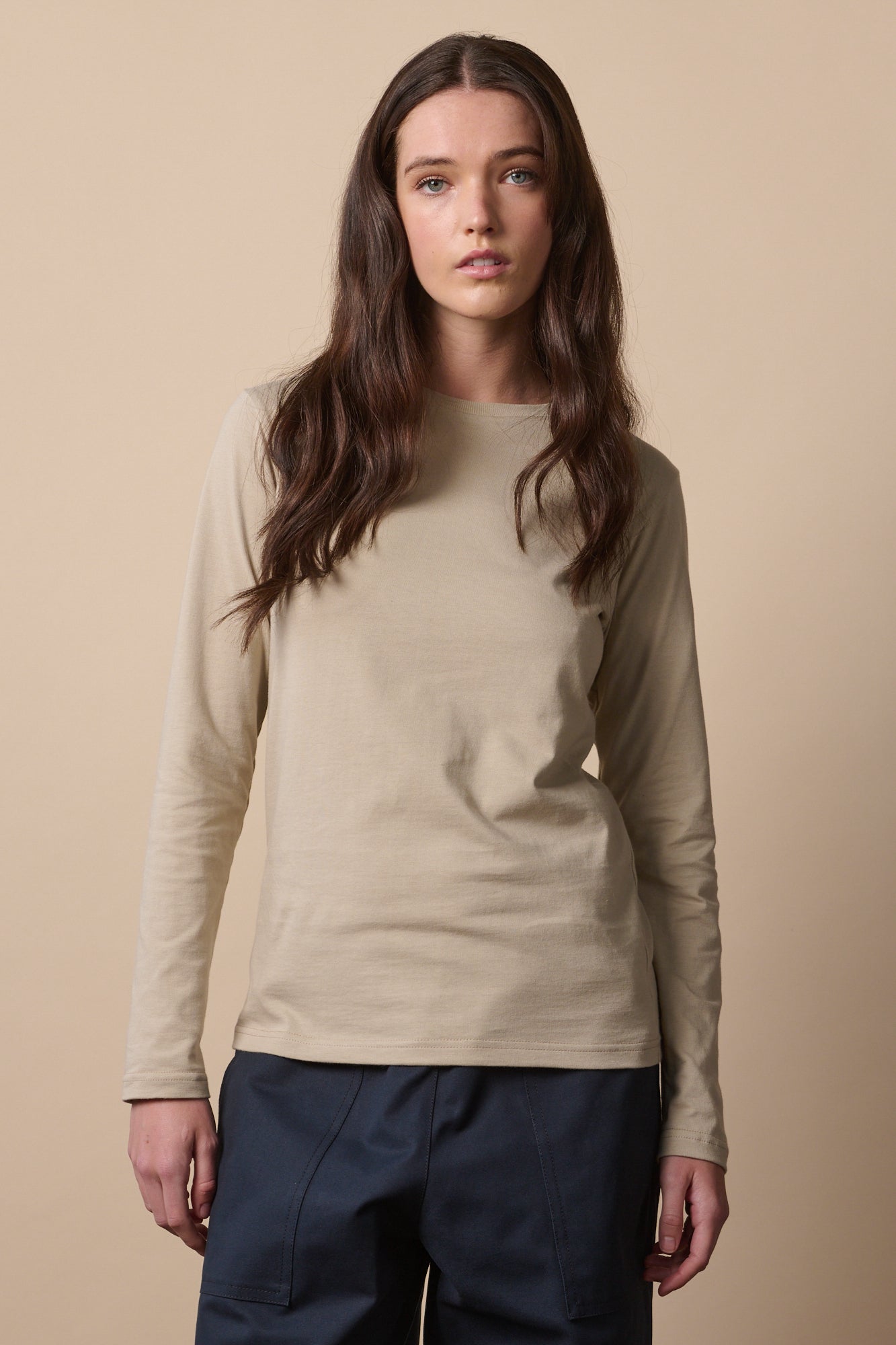 Women's Long Sleeve T-Shirt - Soft Cotton Casual Top for Everyday Wear | Perfect for Work, Outings & Layering