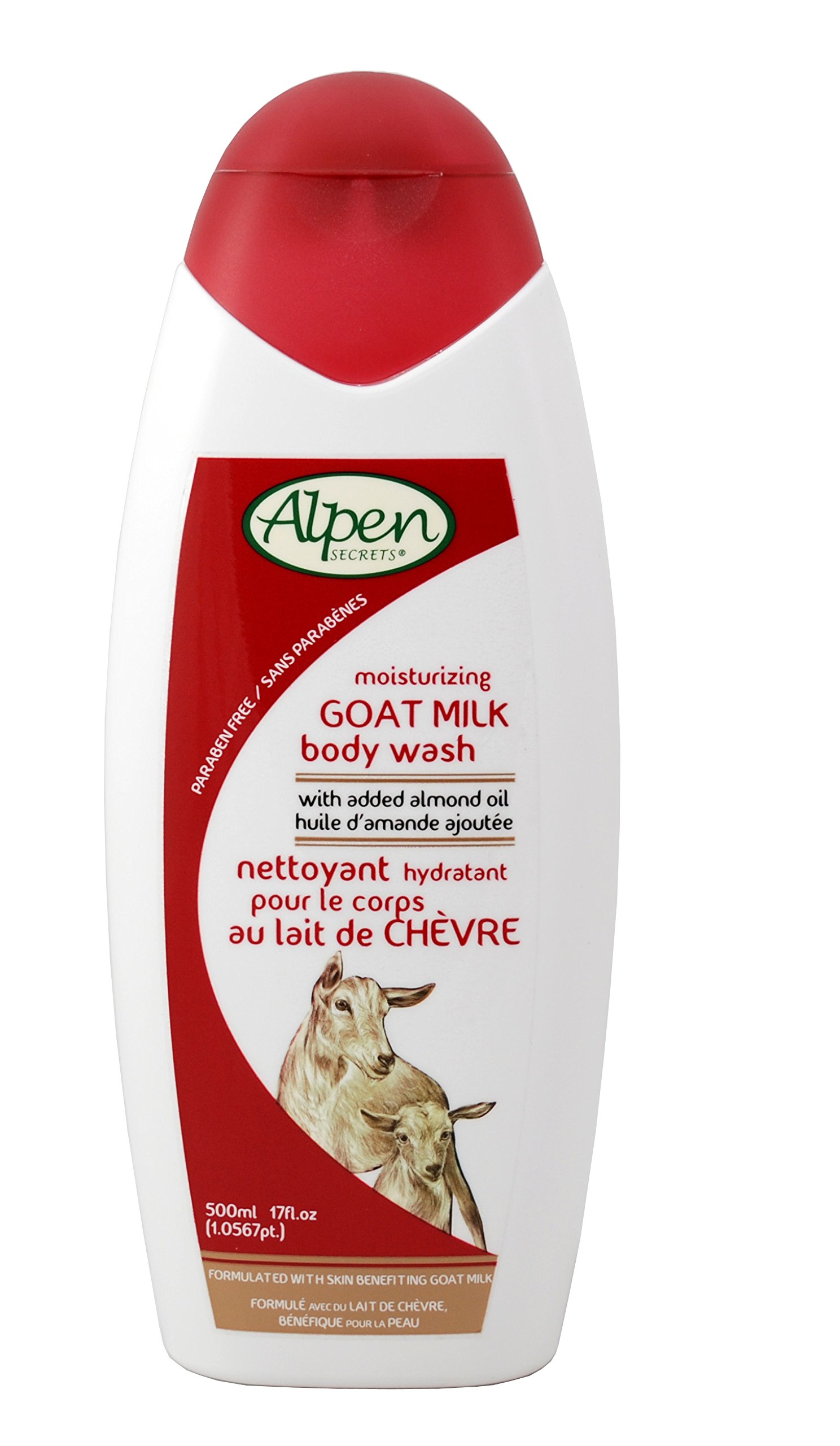 ALP GOAT MILK BODY WASH - Natural Moisturizing & Nourishing Soap for Dry & Sensitive Skin - Perfect for Daily Shower & Bath Routine